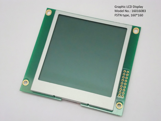 Yellow - green Backlight FSTN monochrome Graphic LCD car display for instrumentation