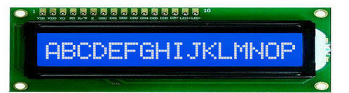 STN / TN / FSTN 16 x 1 character lcd display module Rohs compliant 1601B