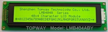 Дисплей LCD характера 40*4