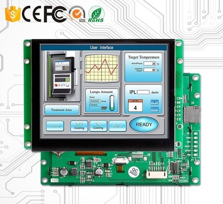 Промышленные мониторы экрана касания LCD, интерфейс RS232/RS485 модуль дисплея 5 дюймов